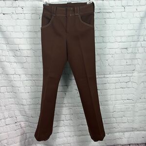 VGUVC Aspen Skiwear Chocolate Brown Boot Cut Ski/Casual Vintage Pants Fits 6-8